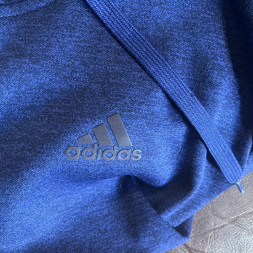 Adidas zip up blue sweatshirt size small